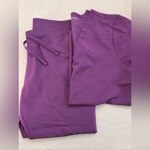 Mandala Purple Scrub Set